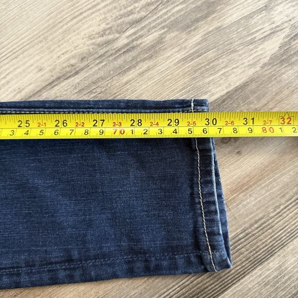 Miss Me Dark Wash Skinny Jeans – Women’s 26 – Embroidered Fleur-de-Lis - Picture 10 of 12